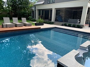Naubak Pools custom pool project