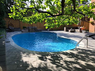 Naubak Pools custom pool project